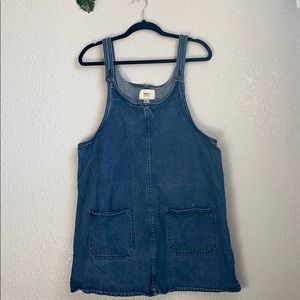 Cute jean overall skirt